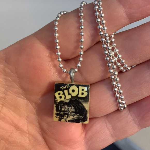 (2/$12,4/$20)The Blob Scrabble Tile Necklace - Picture 1 of 2
